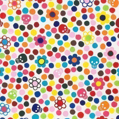 Tissu Alexander Henry Folklorico Dot in natural