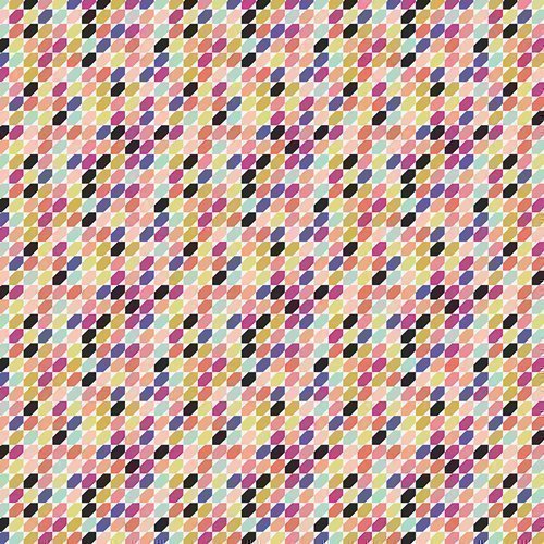 Tissu Art Gallery Fabrics Geometric Bliss Tessellate Raspberries