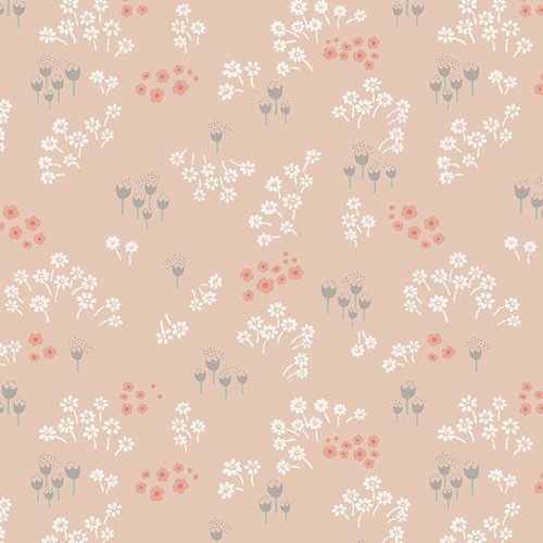 Tissu Art Gallery Fabrics Littlest Tenderness Peach