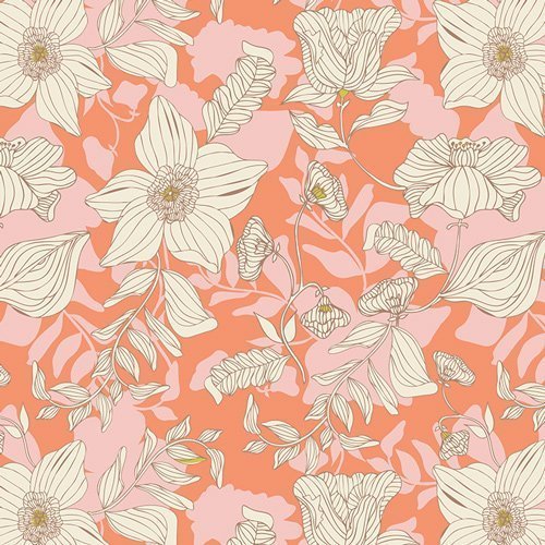 Tissu Art Gallery Cultivate Thrive Apricot