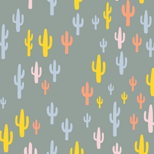 Tissu Art Gallery Morning Walk Cacti Field Festival