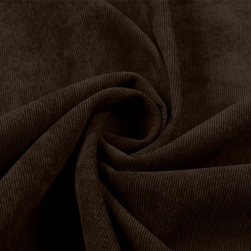 Tissu velours côtelé Marron