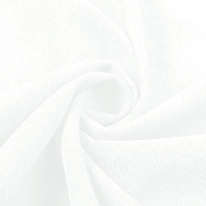 Tissu velours côtelé Blanc