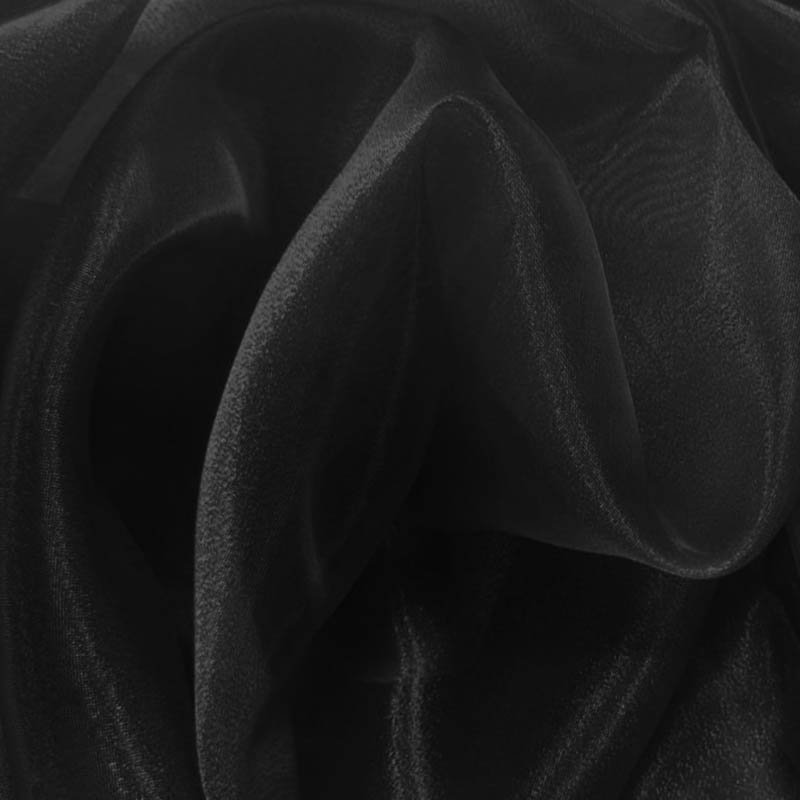 Tissu Organza Noir