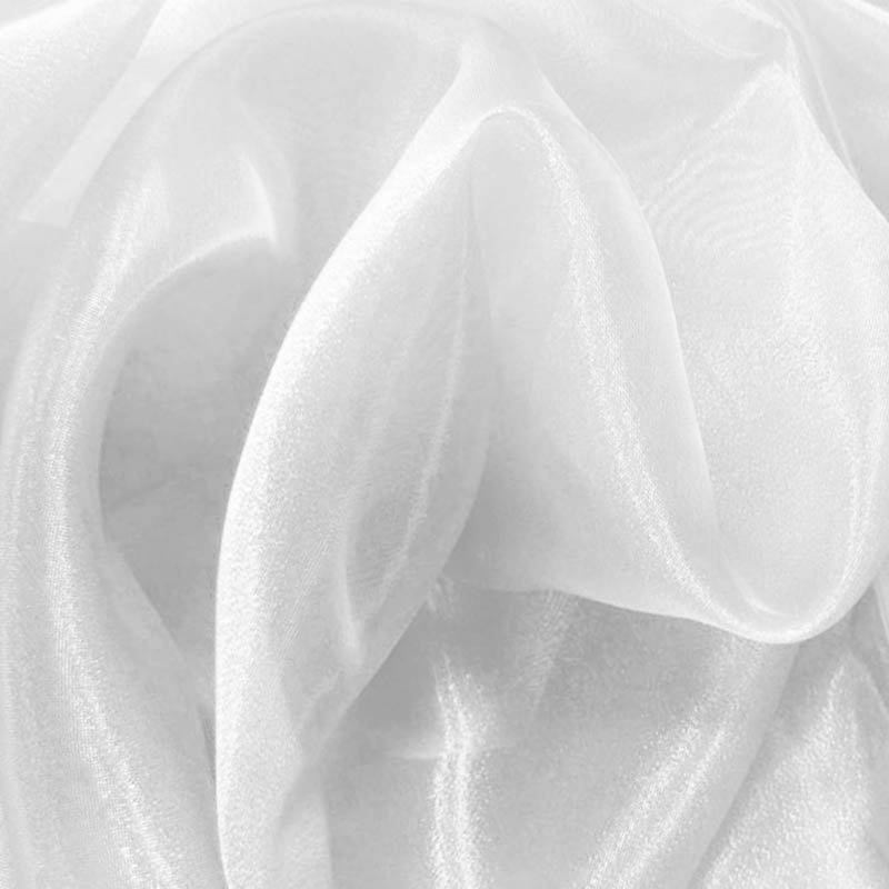 Tissu Organza Blanc