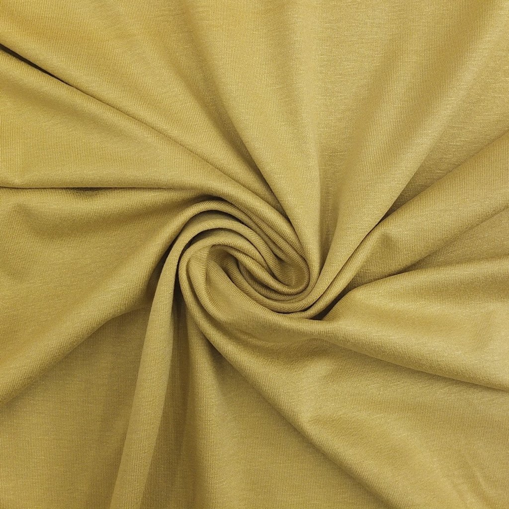 Tissu Jersey Viscose uni Vert tilleul