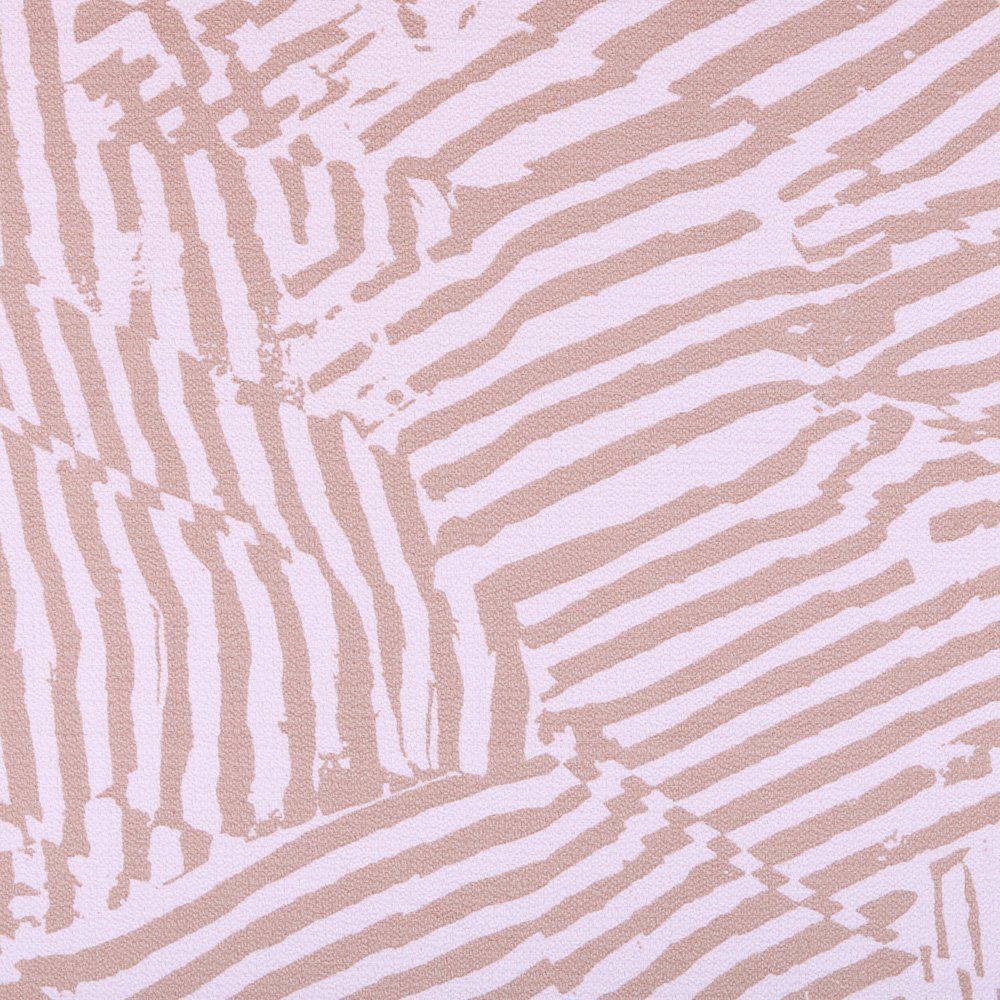 Tissu Crêpe Blanc Motif animal Beige