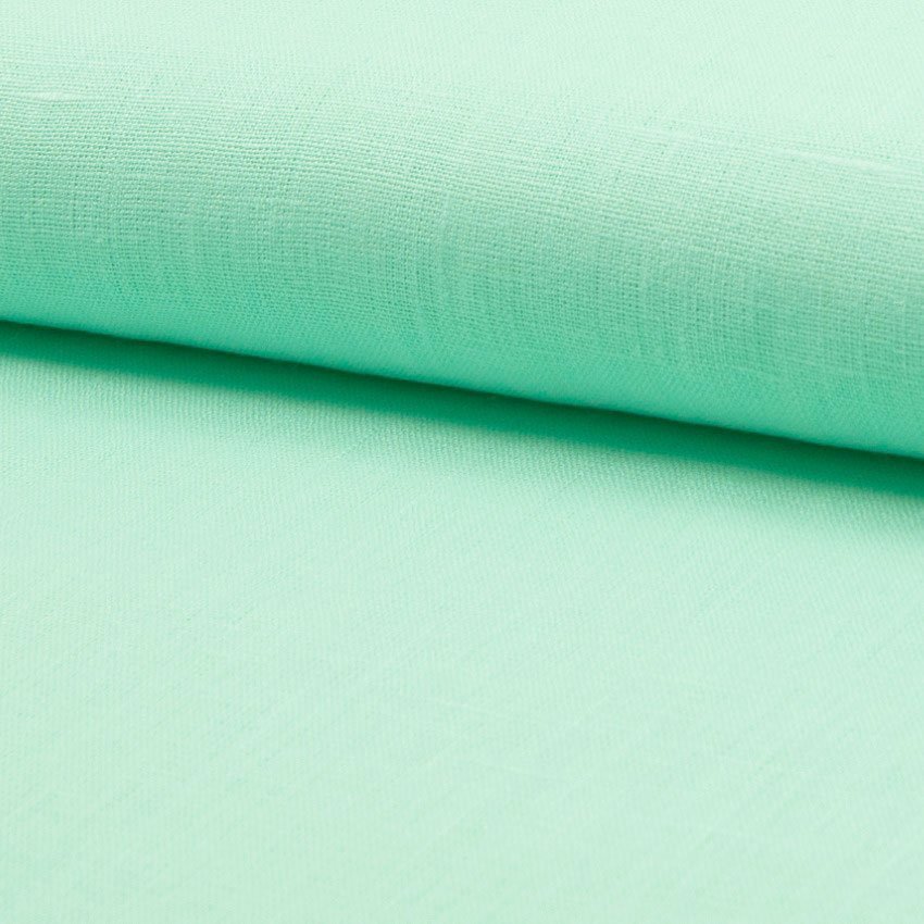 Tissu Lin Vert menthe