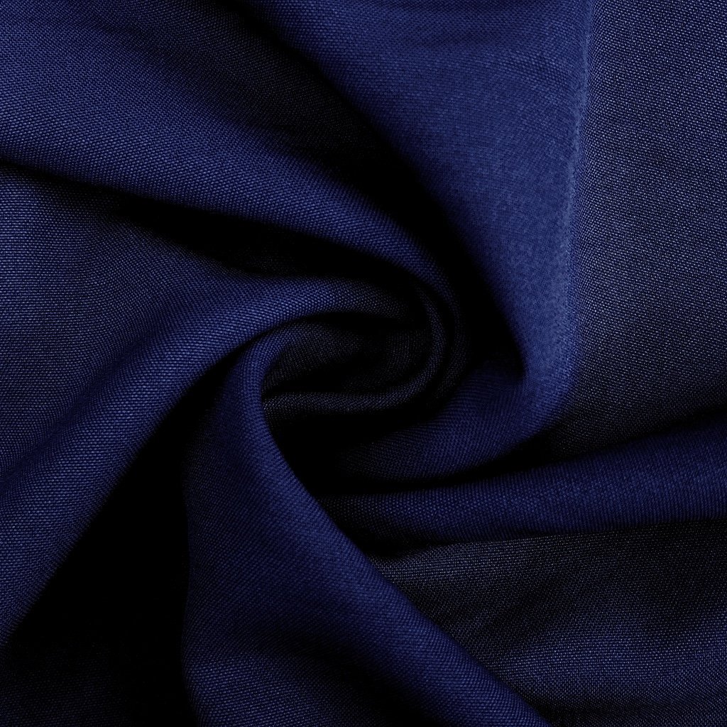 Tissu Burlington Bleu marine