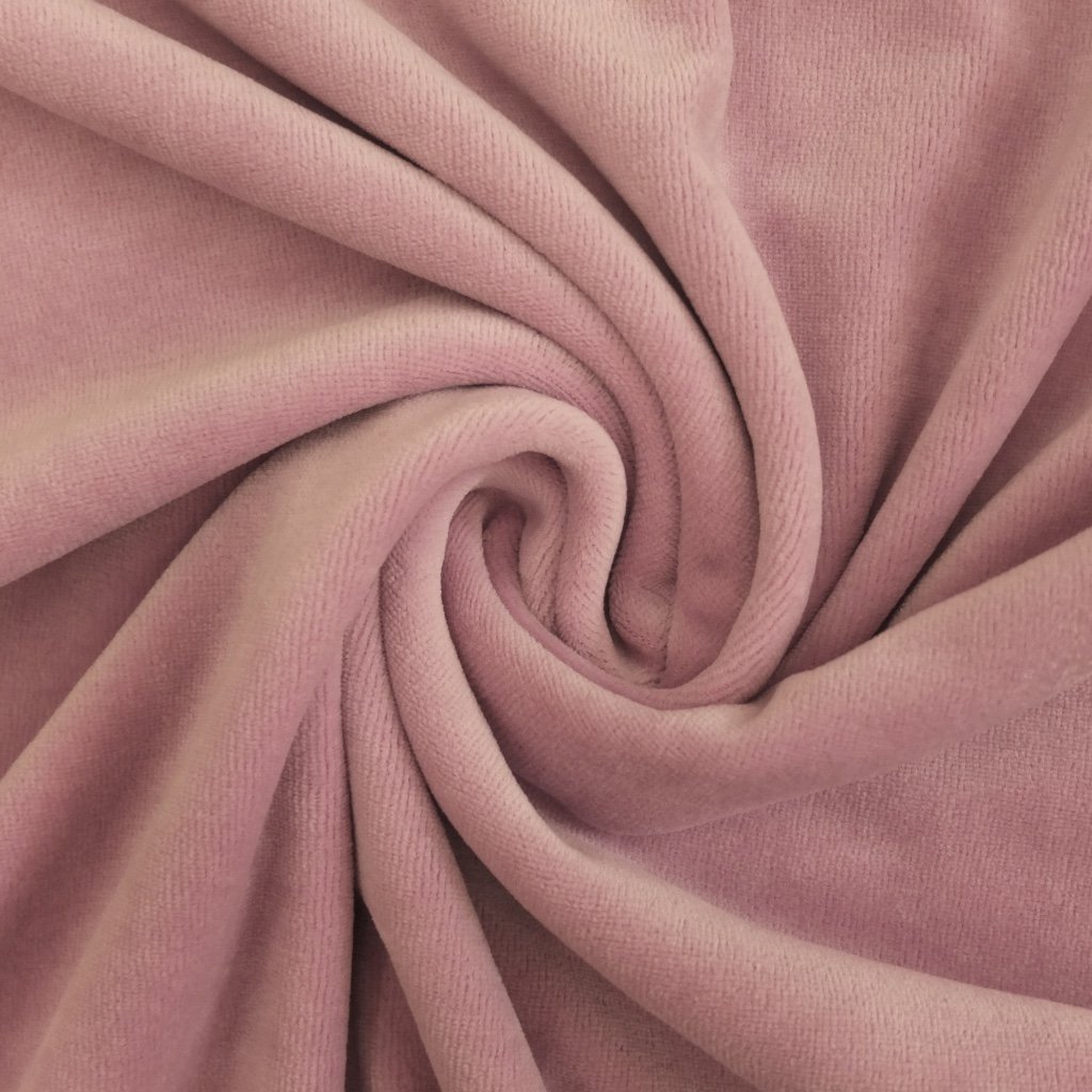 Tissu Jersey Velours tout doux Parme
