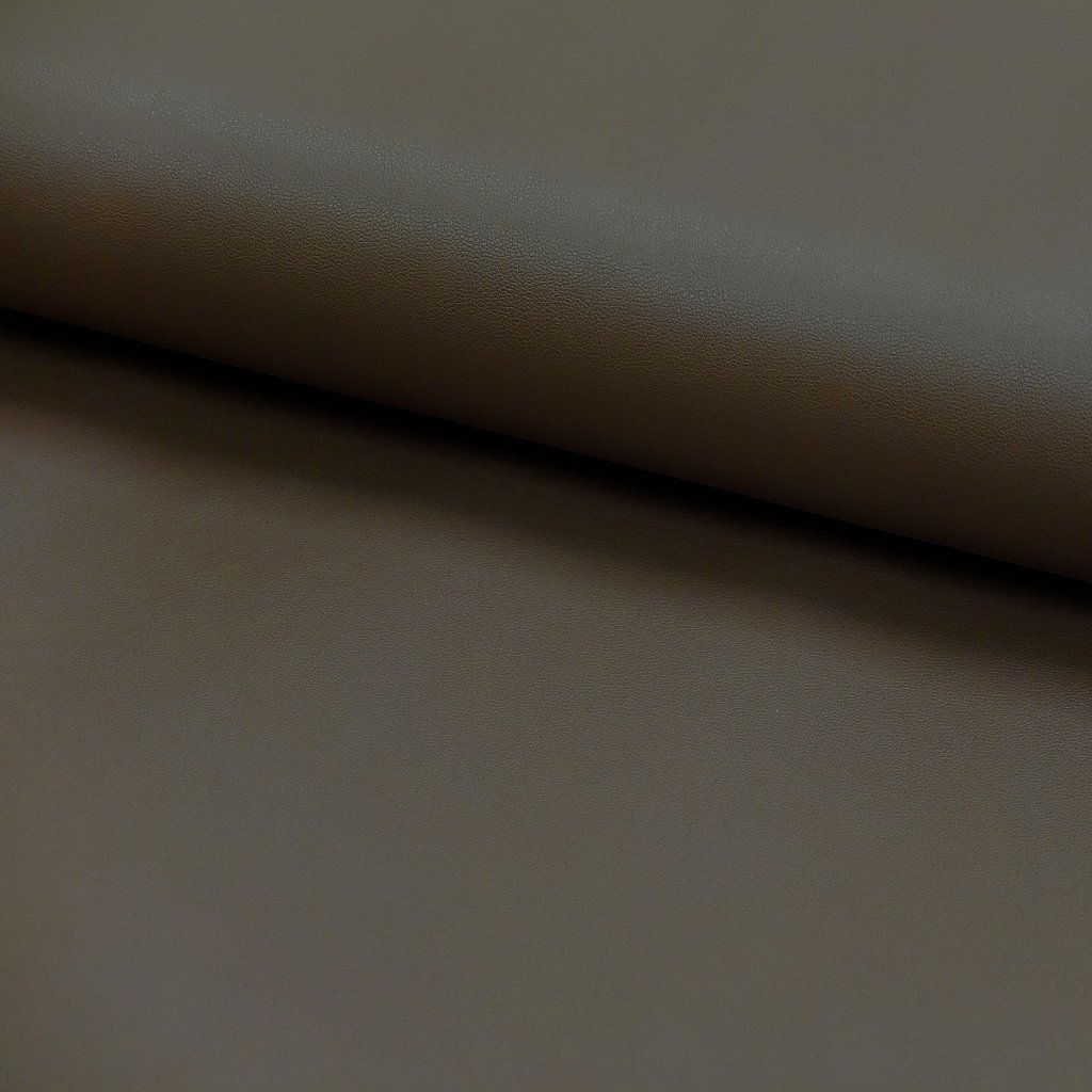Tissu Simili cuir souple Marron