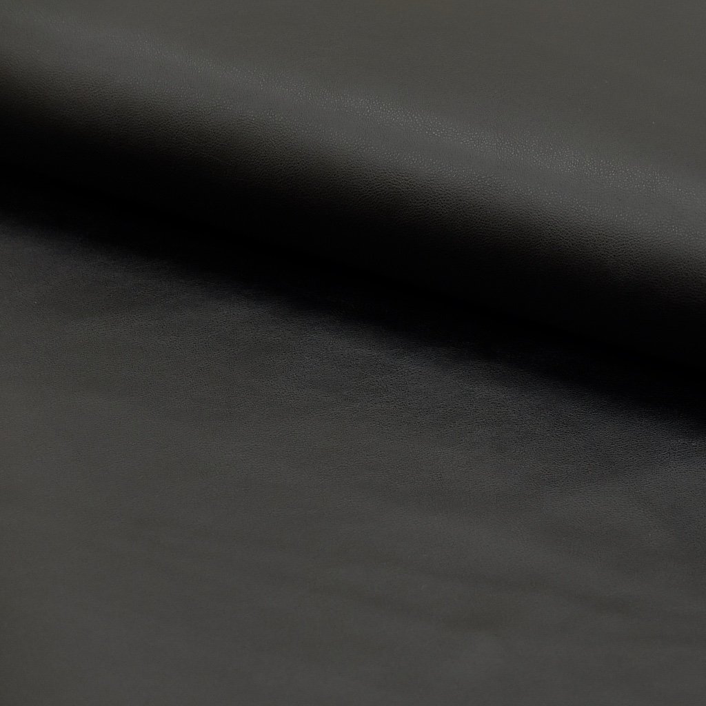 Tissu Simili cuir souple Noir