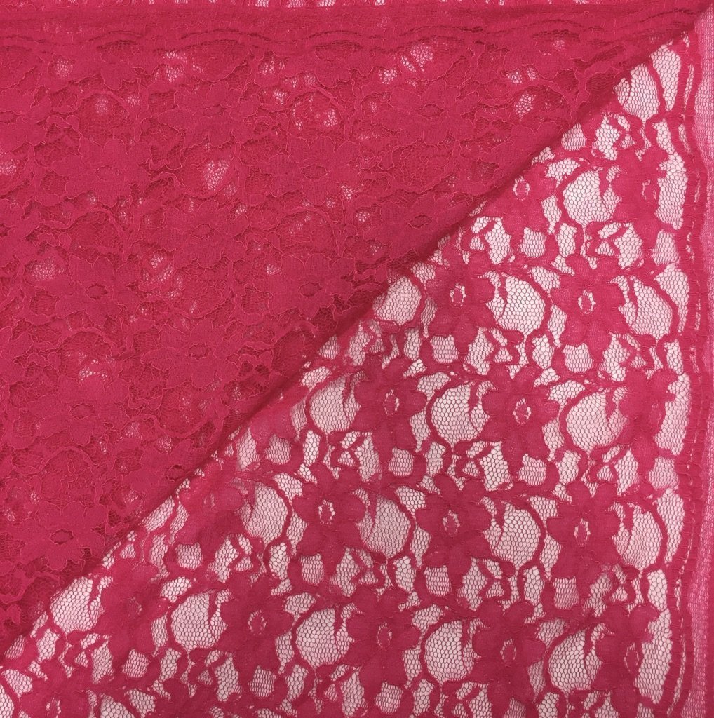 Tissu Dentelle Eva Rose