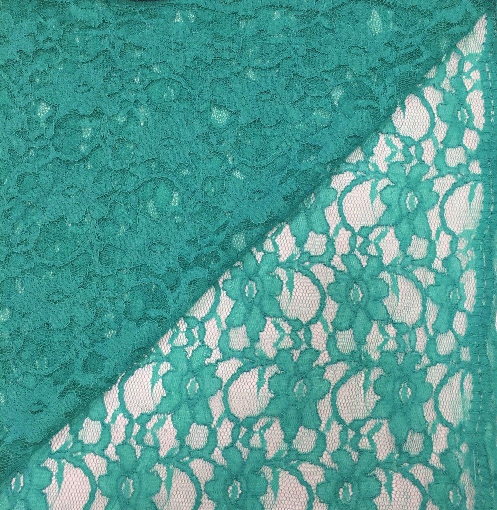 Tissu Dentelle Eva Emeraude