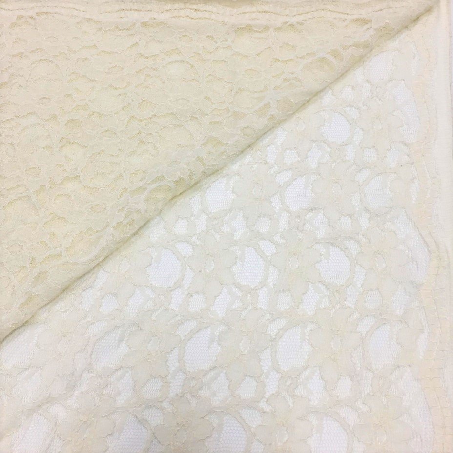 Tissu Dentelle Eva Ecru