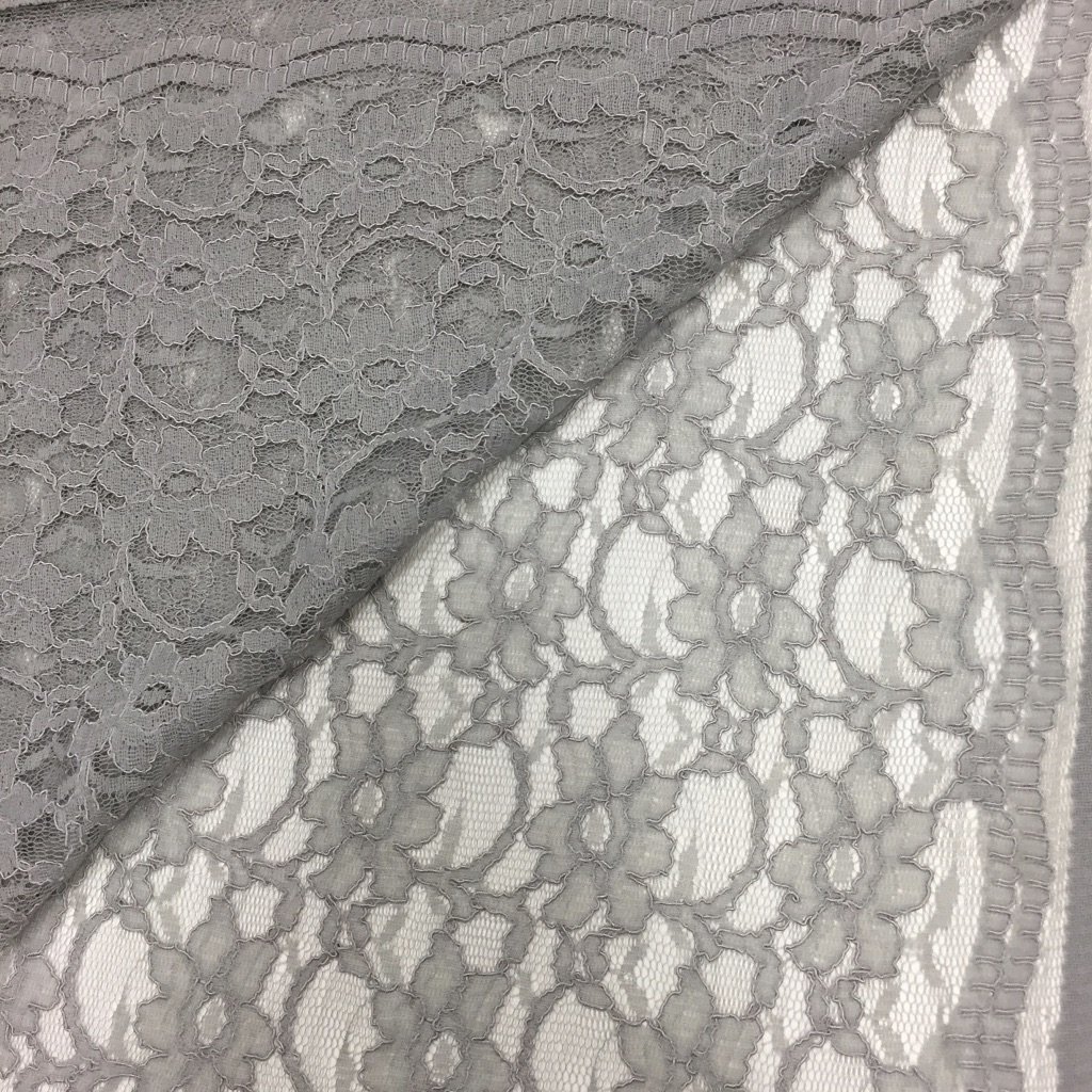 Tissu Dentelle Eva Gris