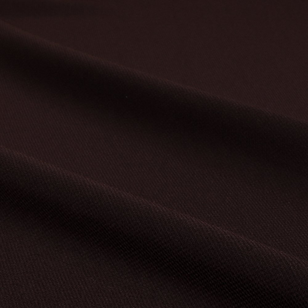 Tissu Mousseline uni Chocolat