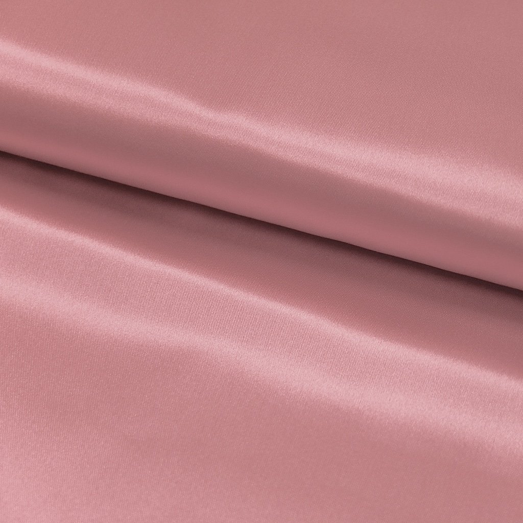 Tissu Satin uni Rose pastel