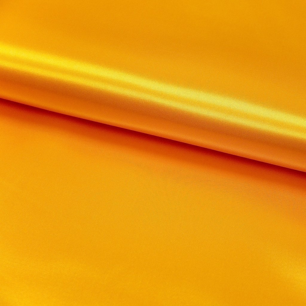Tissu Satin uni Jaune citron