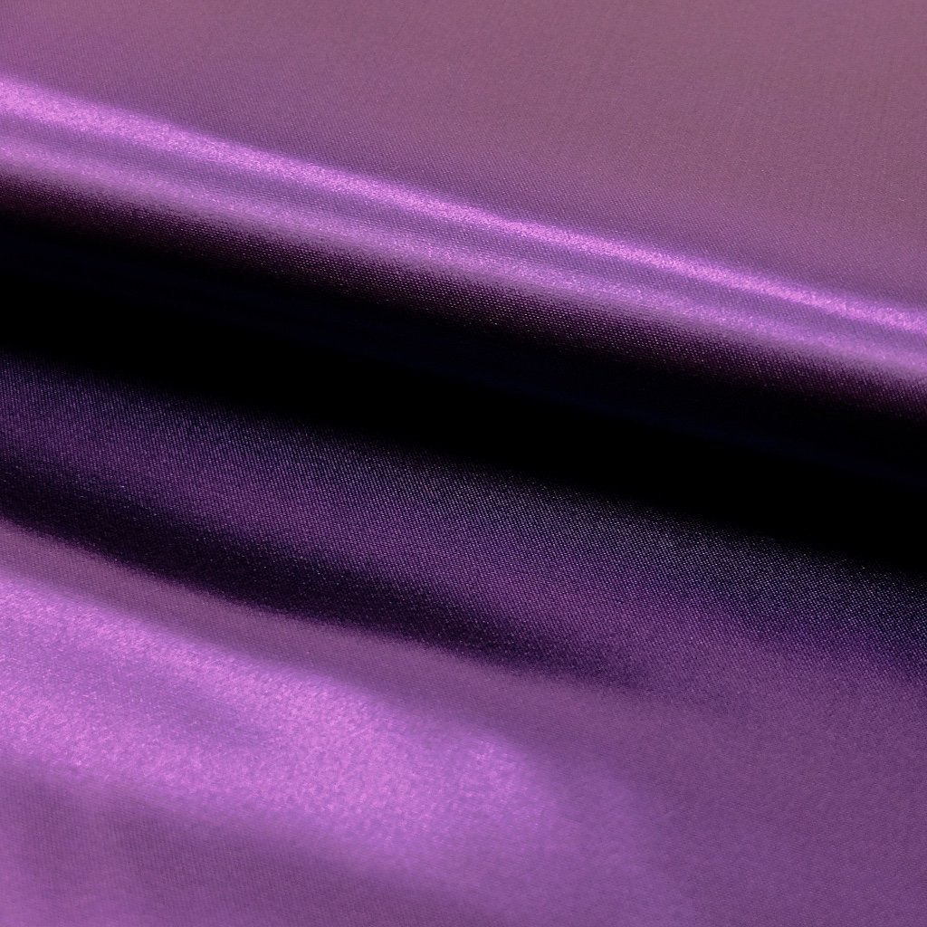 Tissu Satin uni Violette