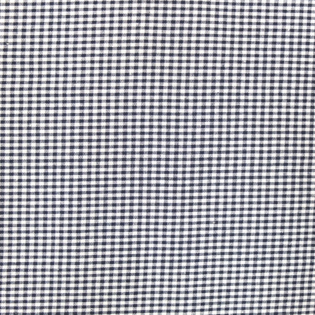 Tissu Vichy Mini carreaux 3 mm Bleu marine