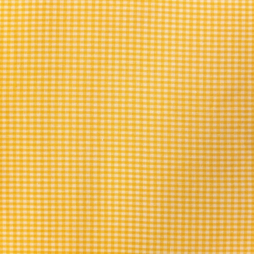 Tissu Vichy Mini carreaux 3 mm Jaune
