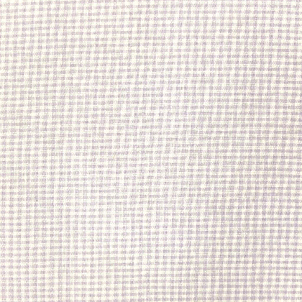 Tissu Vichy Mini carreaux 3 mm Lavande