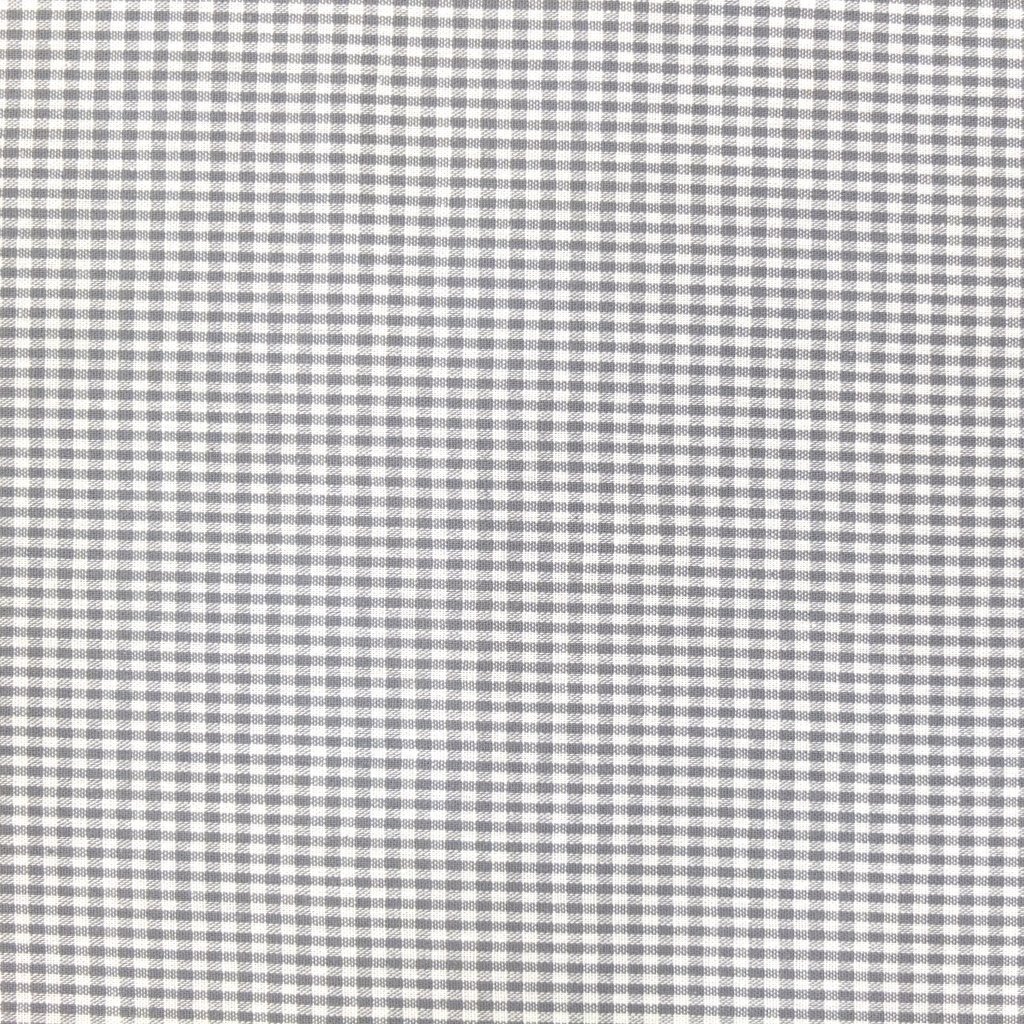 Tissu Vichy Mini carreaux 3 mm Gris