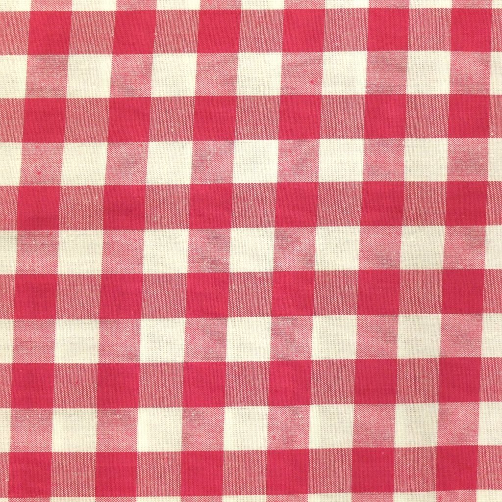 Tissu Vichy Très grands carreaux 17 mm Fuchsia