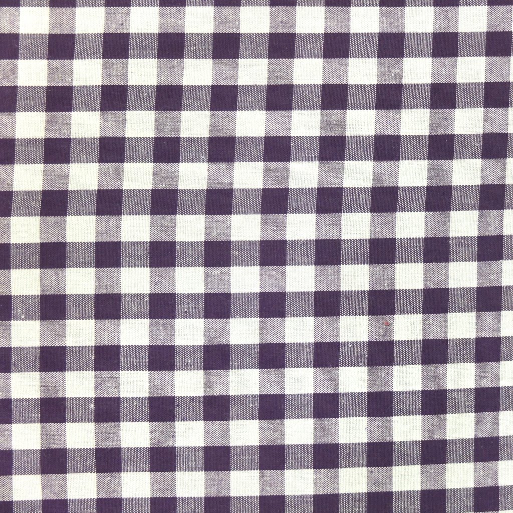 Tissu Vichy Grands carreaux 10 mm Violet