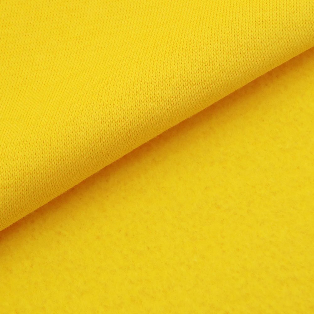 Tissu Molleton Sweat uni Jaune impérial