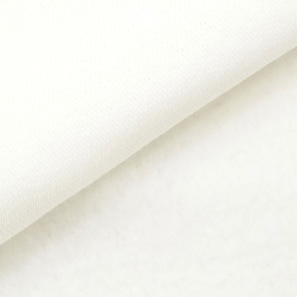 Tissu Molleton Sweat uni Blanc