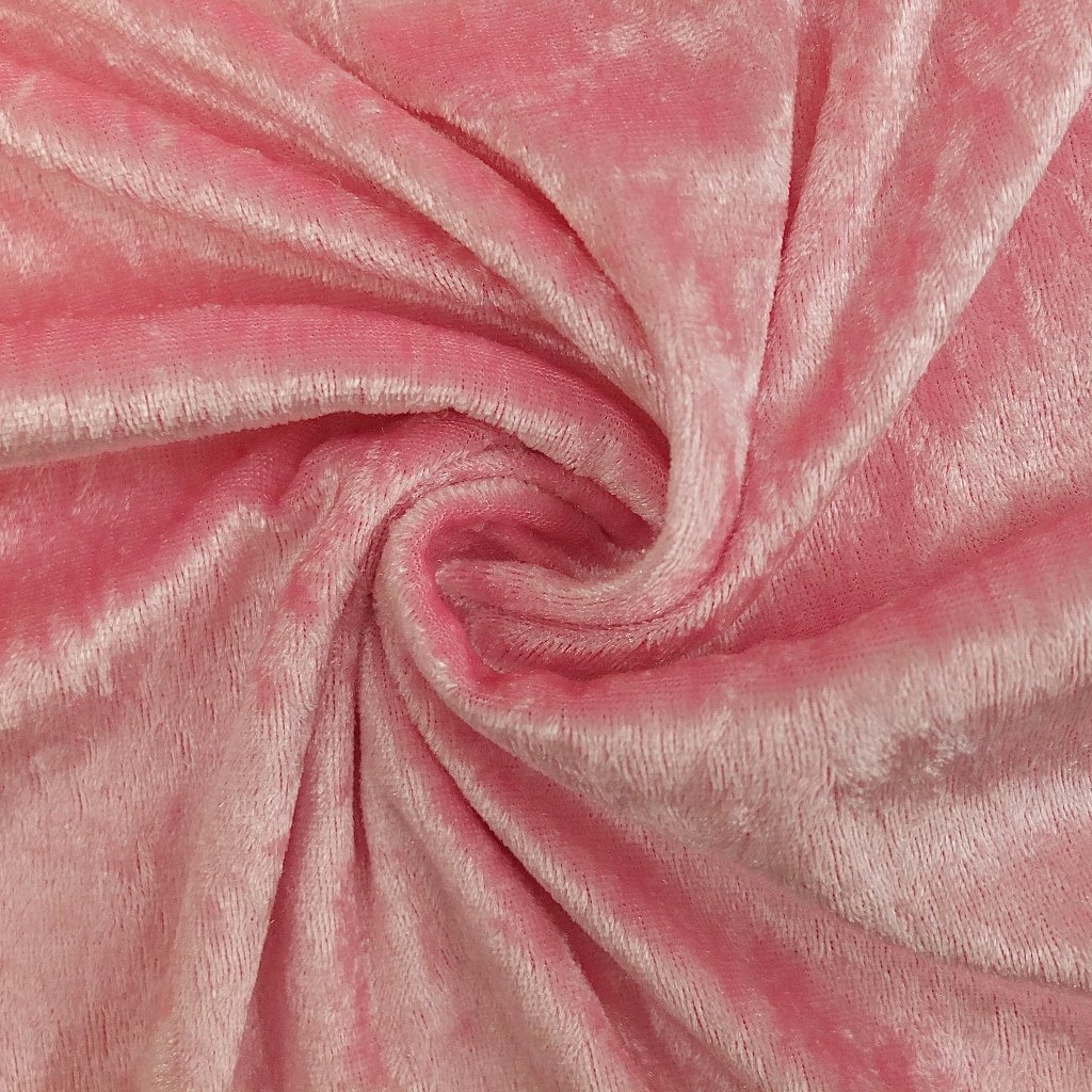 Panne de velours Rose pastel