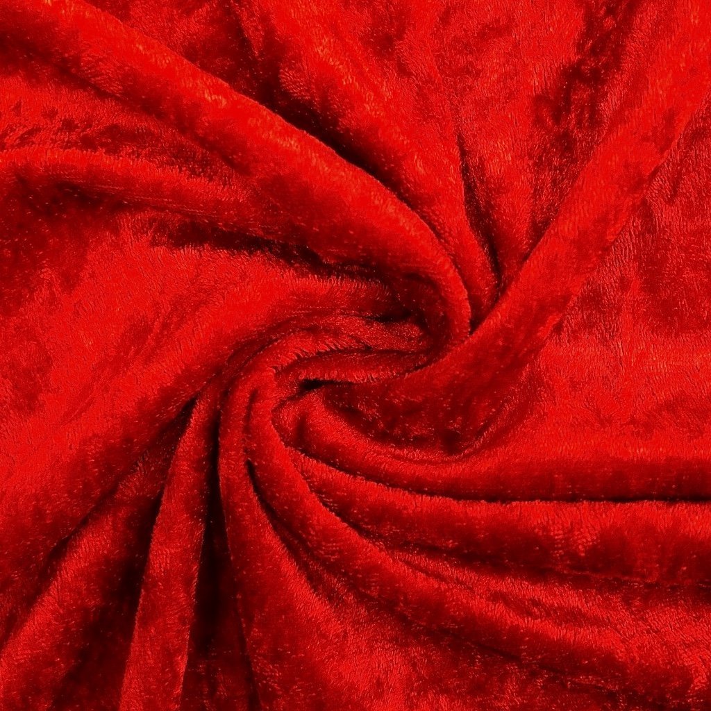 Panne de velours Rouge