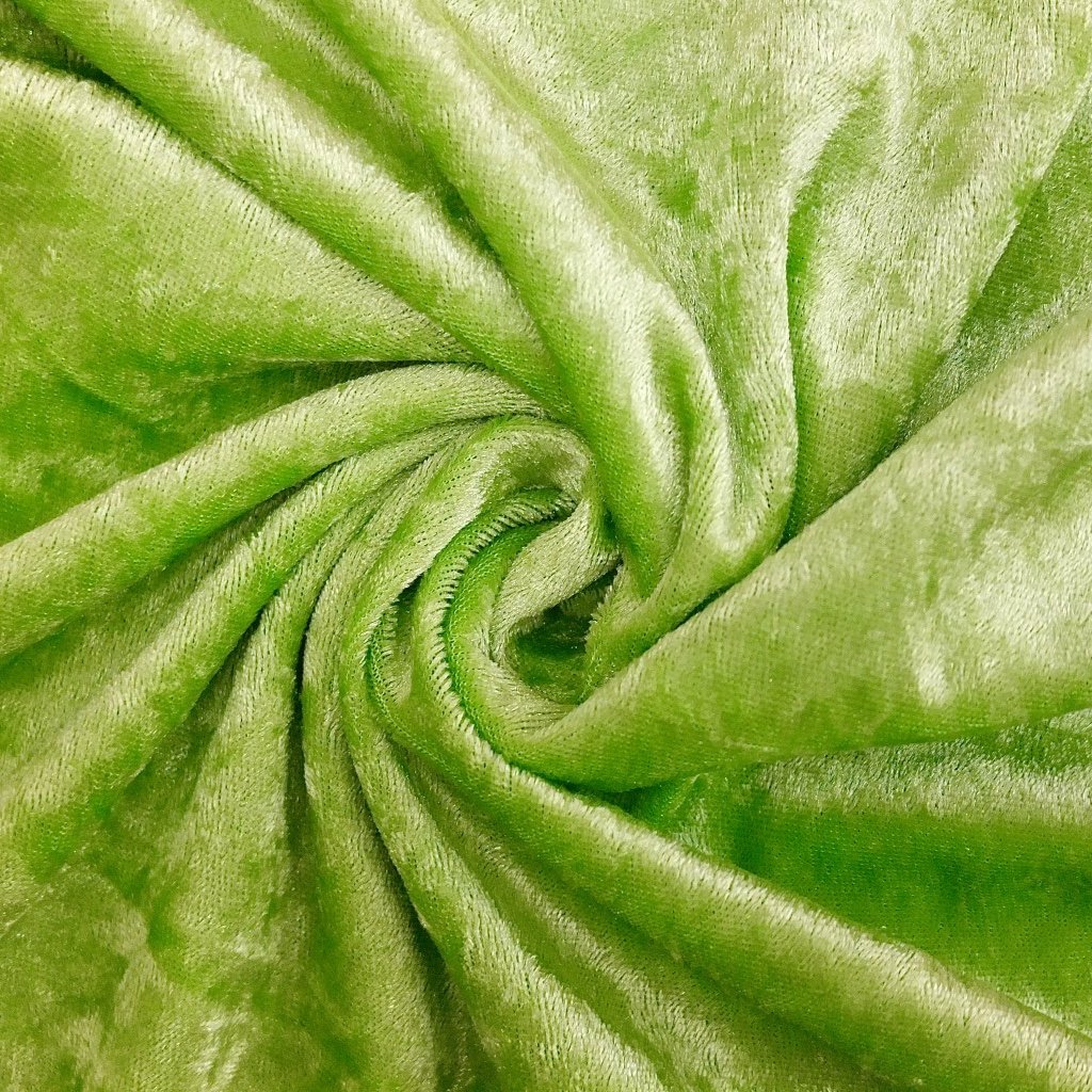 Panne de velours Vert pomme