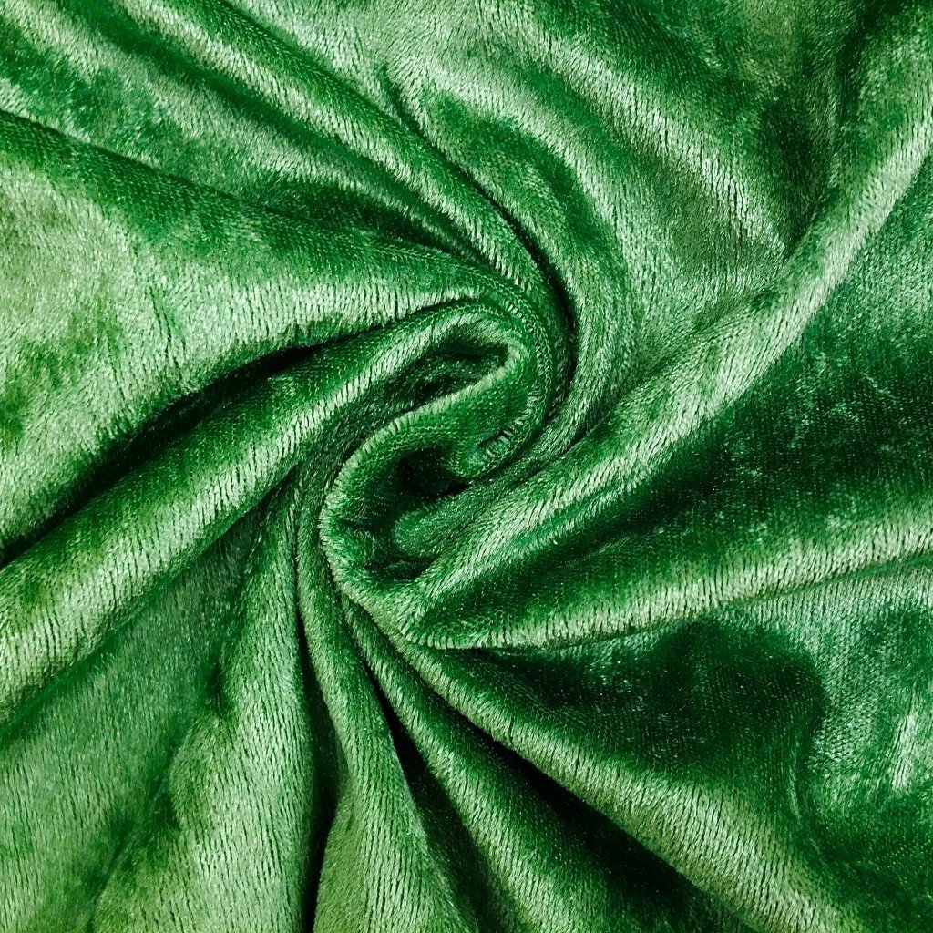 Panne de velours Vert émeraude