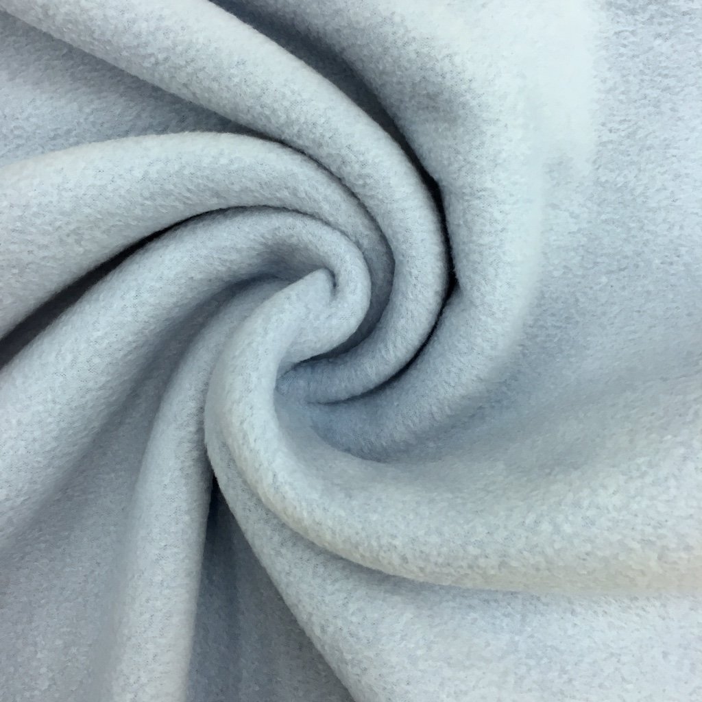 Tissu Polaire uni Bleu ciel