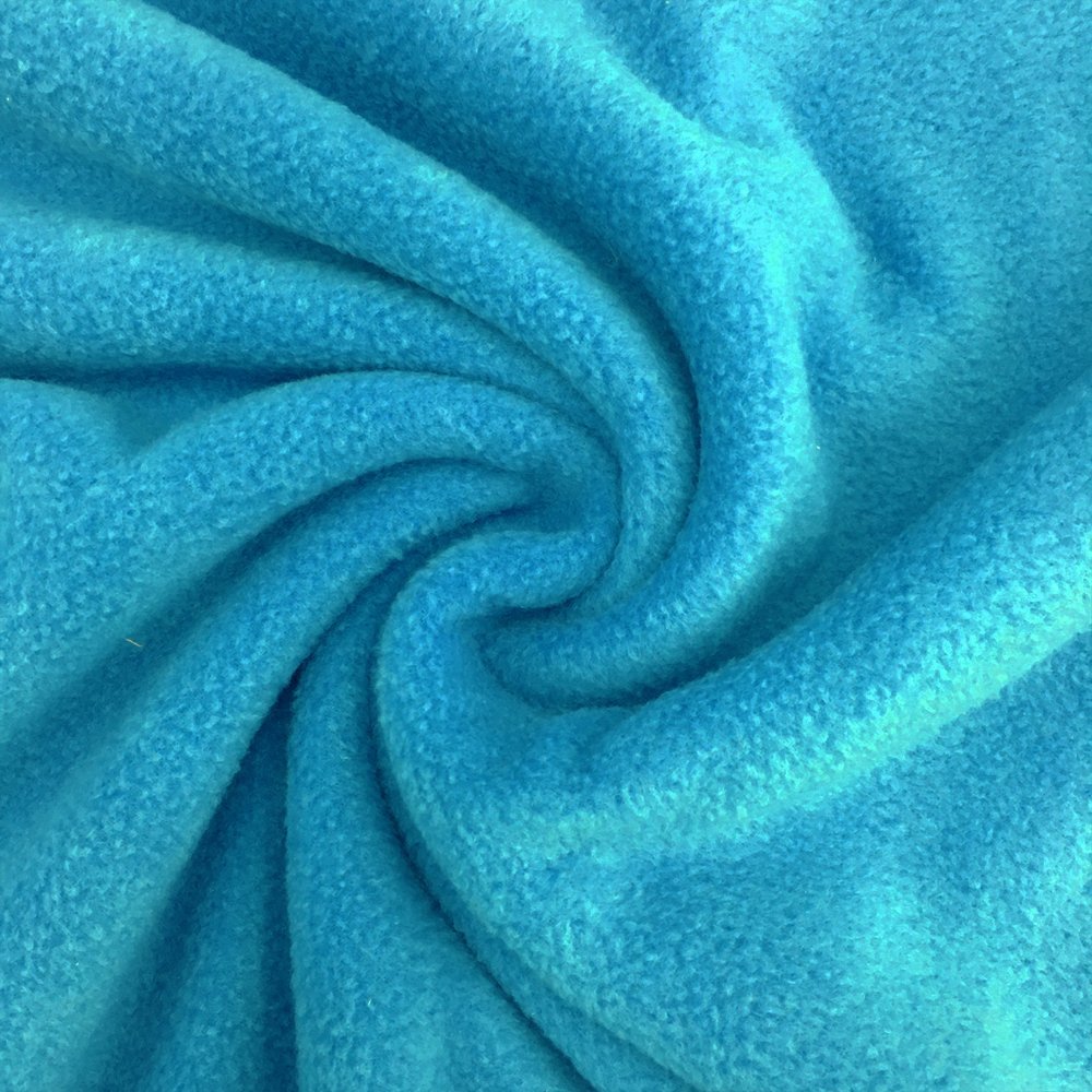 Tissu Polaire uni Turquoise