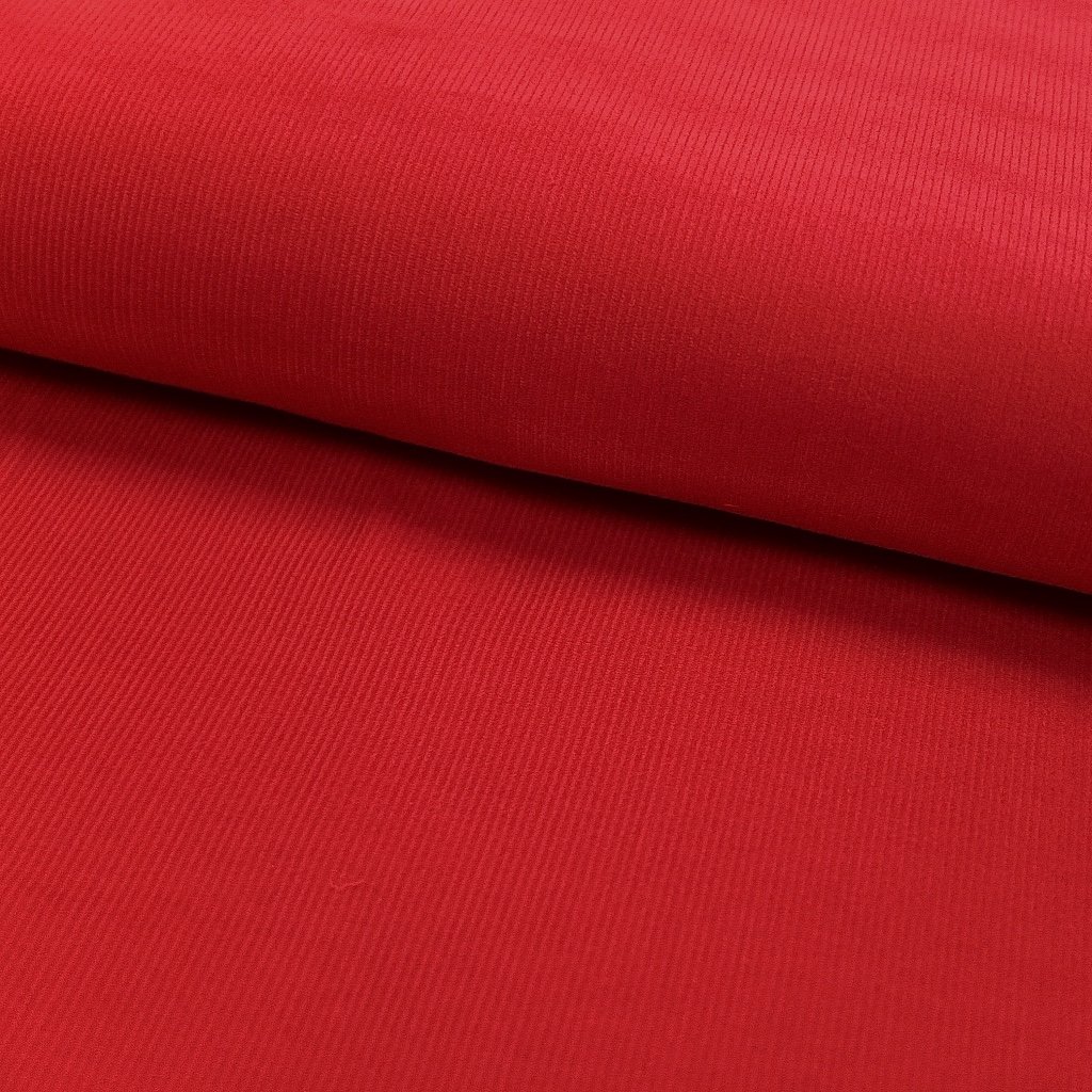 Tissu Velours milleraies Rose fuchsia