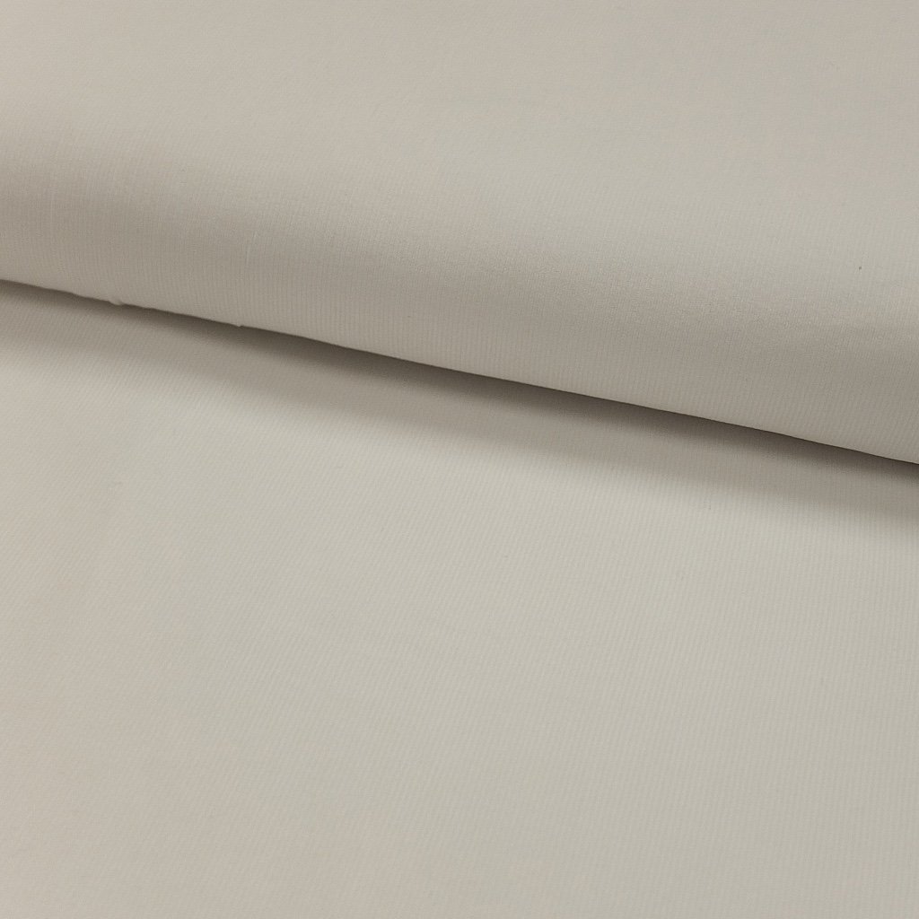 Tissu Velours milleraies Blanc