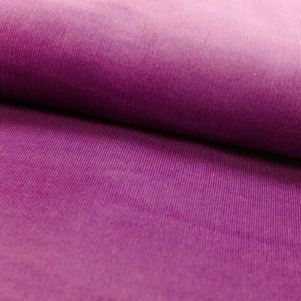 Tissu Velours milleraies Parme