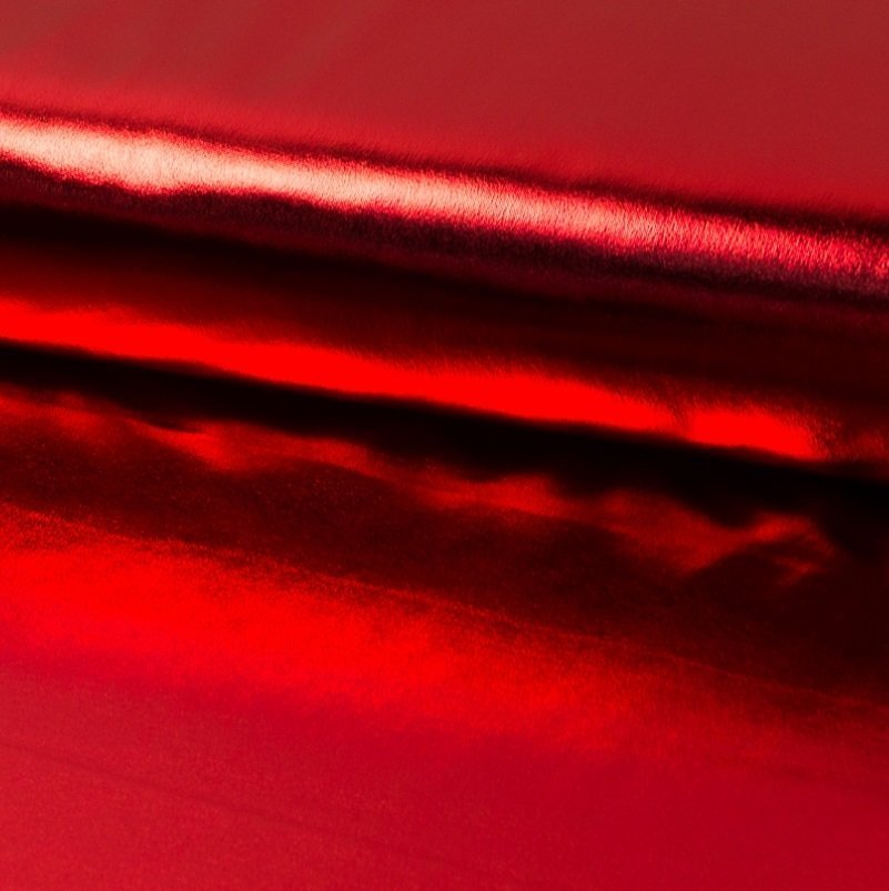 Tissu Lamé brillant Rouge