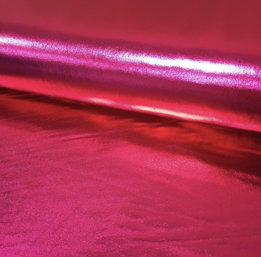 Tissu Lamé brillant Rose fuchsia