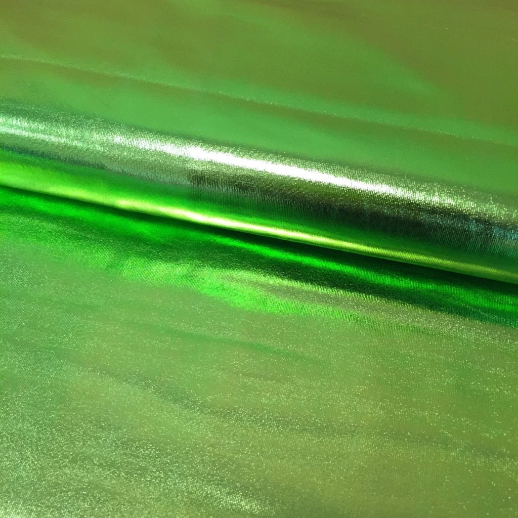 Tissu Lamé brillant Vert pomme