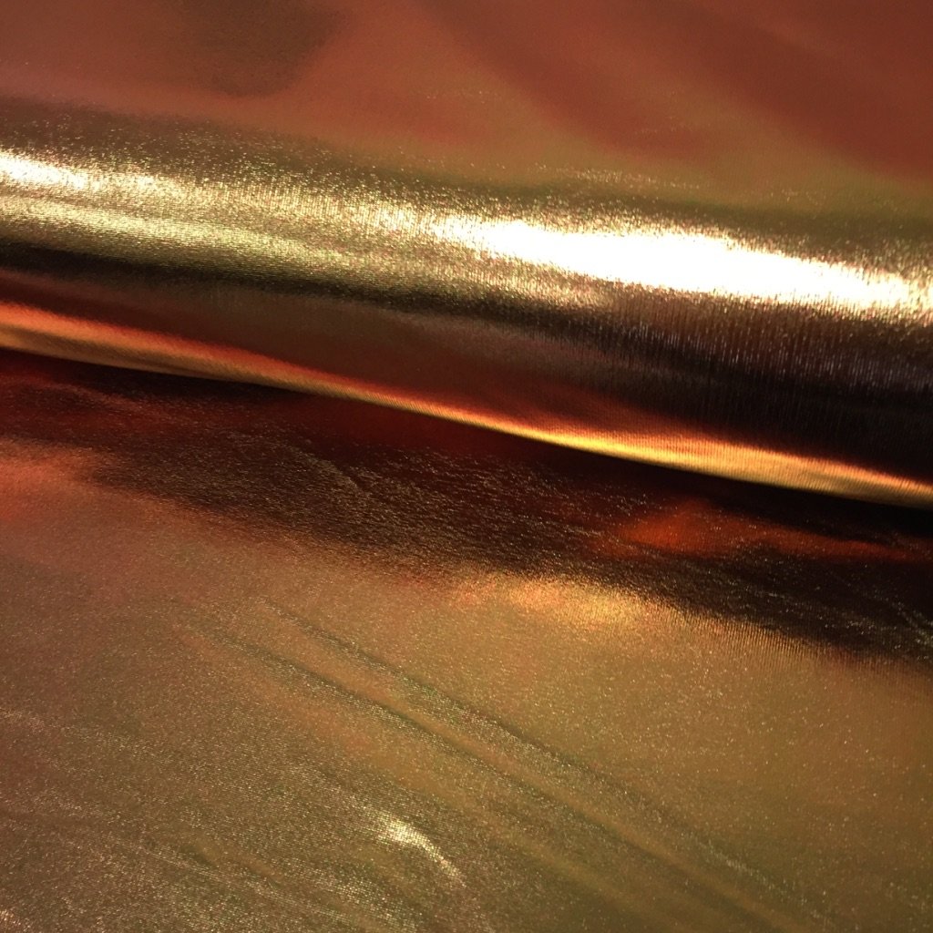 Tissu Lamé brillant Bronze