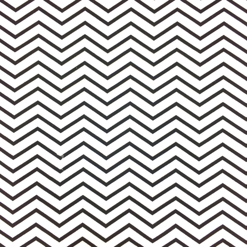 Tissu Coton Imprimé Arty Chevrons Noirs