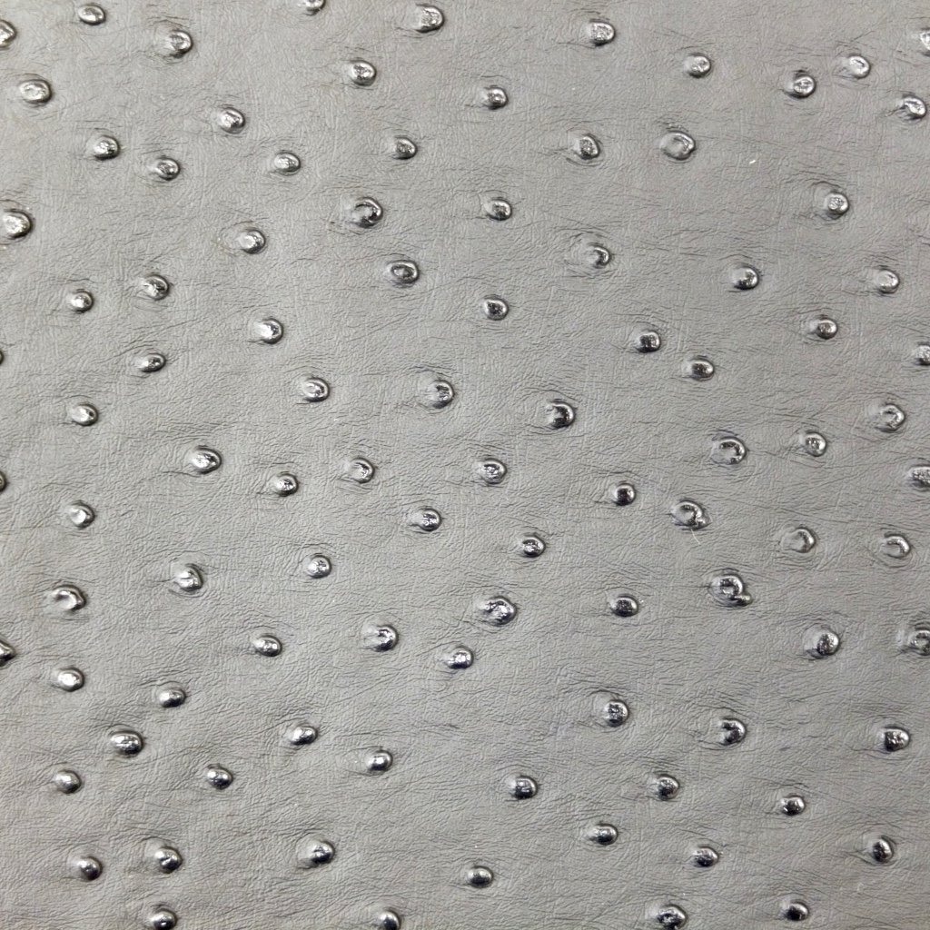 Simili cuir Autruche Argent