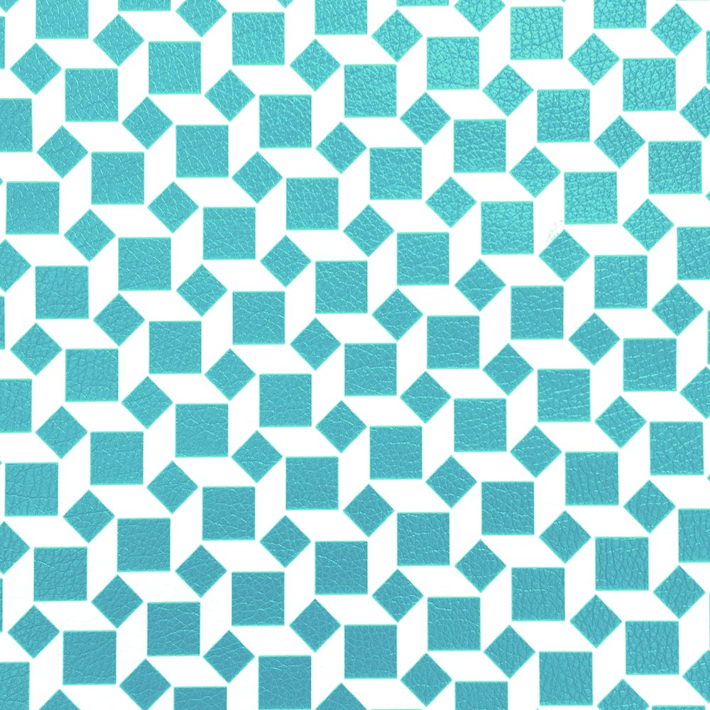 Tissu Simili cuir Cancun Turquoise