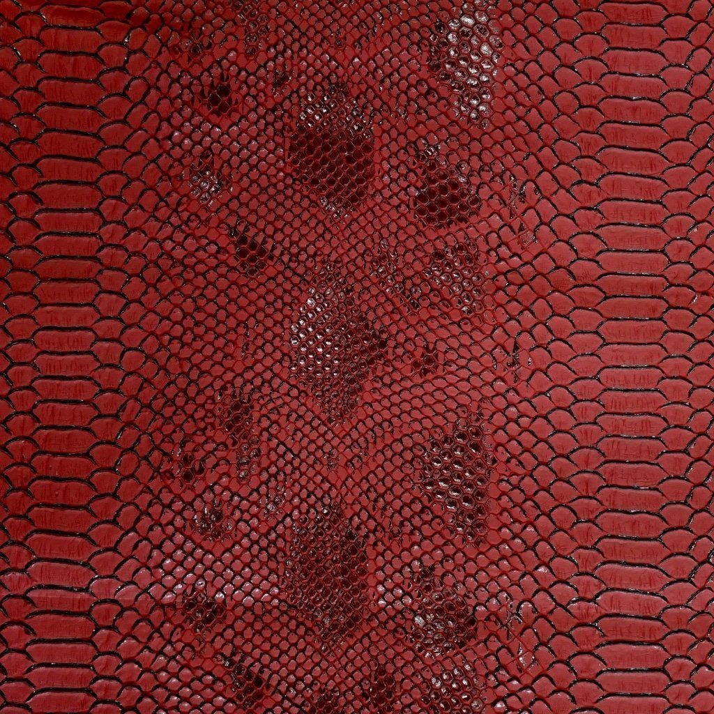 Simili cuir Comodo Rouge