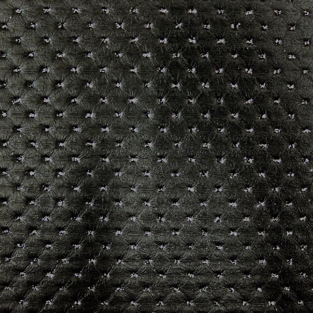 Simili cuir Strass Noir